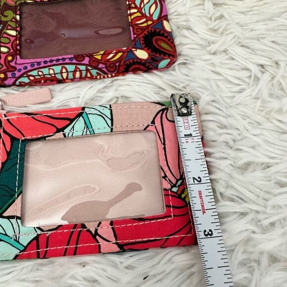 Vera Bradley‎ Zip ID Case 2 Piece Floral Print New - Picture 7 of 7